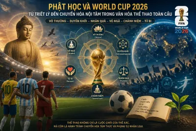 WORLD CUP 2026 DƯỚI ÁNH SÁNG PHẬT HỌC: TỪ CUỘC CHƠI CỦA TRÁI BÓNG ĐẾN HÀNH TRÌNH CHUYỂN HÓA NỘI TÂM